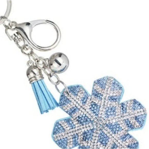 Accessories - Snowflake Rhinestone Keychain